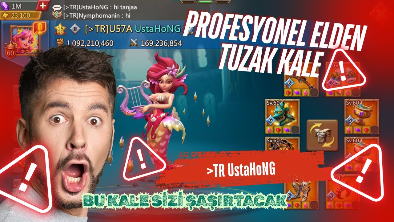 PROFESYONEL TUZAK KALE - ŞAŞIRACAKSINIZ - LORDS MOBİLE #lordsmobiletürkiye #lordsmobiletürkçe