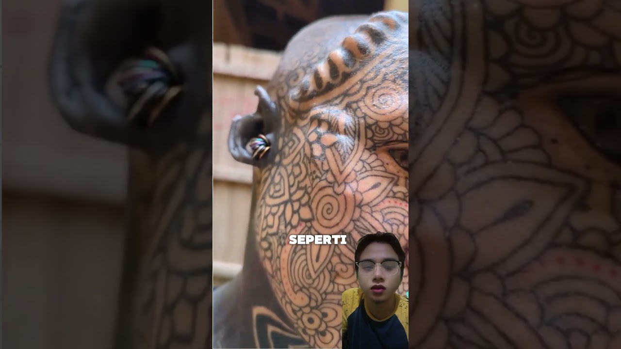 Modifikasi tubuh ekstrim y #modifikasitubuh #tindik #piercing