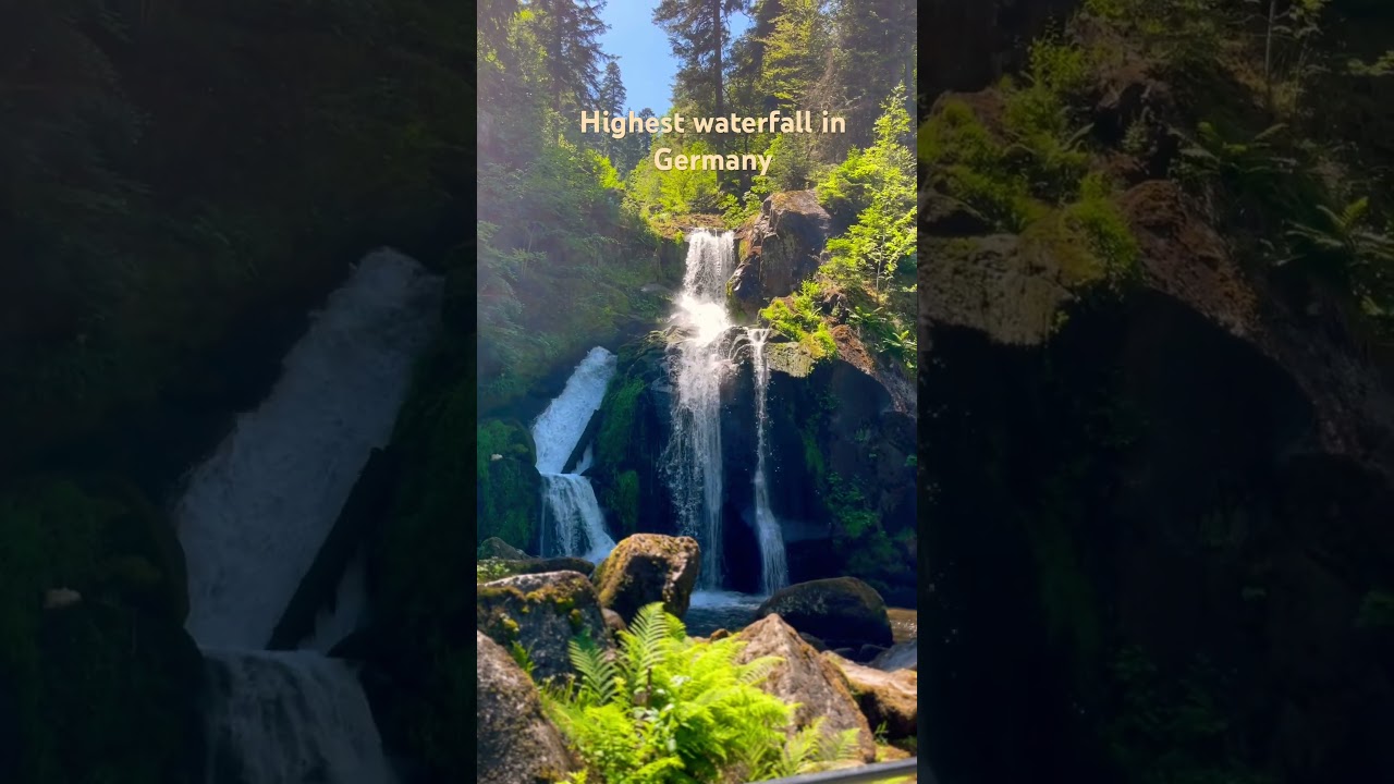 Highest waterfall ! #germany #triberg #waterfall