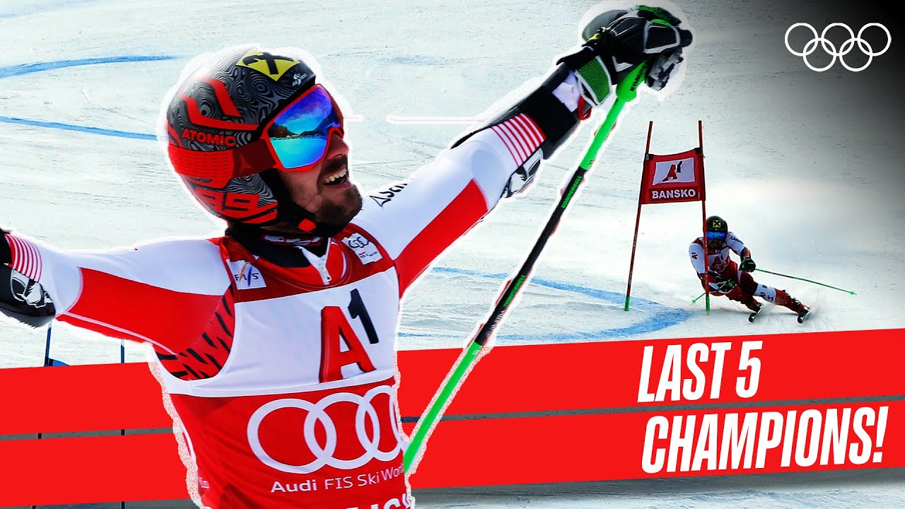 Men's Giant Slalom | Last 5 Champions! 🥇