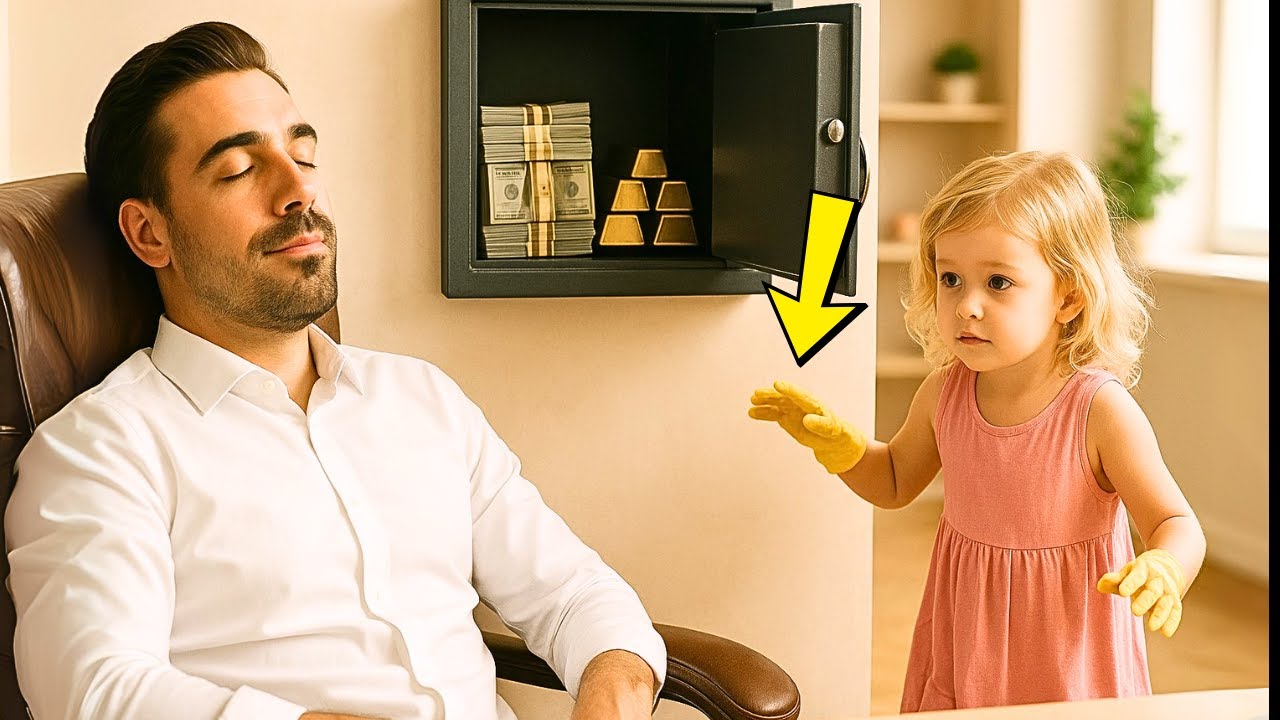 MILLIONÄR TUT SO, ALS WÜRDE ER SCHLAFEN, UM DIE TOCHTER DER PUTZFRAU ZU TESTEN… ABER WAS SIE TUT…