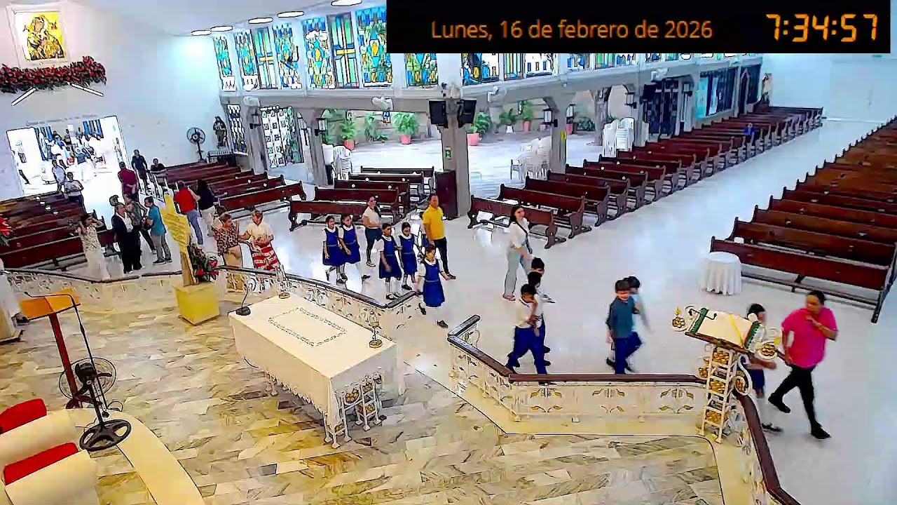 EUCARISTÍA LUNES 16    DE FEBRERO  DE 2026     7:00 AM