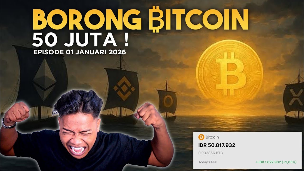BORONG BITCOIN - Road To 20 Miliar | EP 01 Baru 2 Hari udah Untung 1 Juta !!