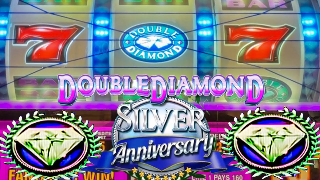 Классический слот Old School Double Diamond с тремя барабанами и серебряным юбилеем