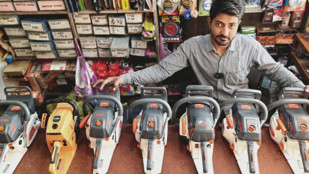 Keil professional chainsaw machine unboxing price review||सबसे खतरनाक चैंसाव मशीन||सभी cc एक साथ