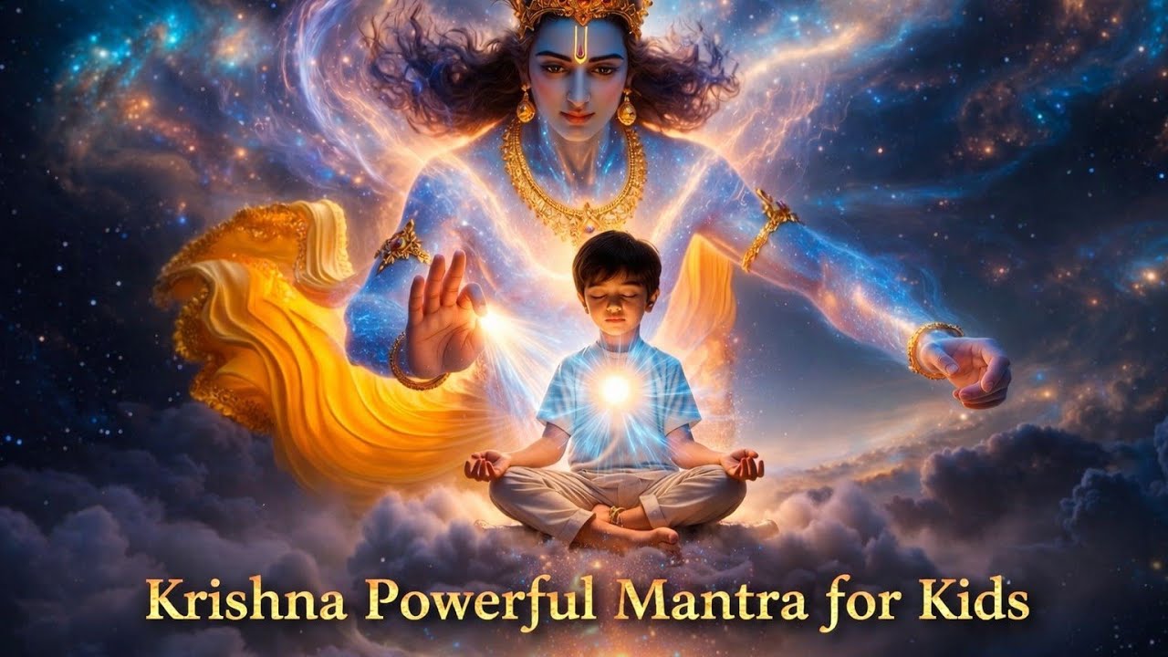 Om Krishnaya Vasudevaya Mantra | Daily Morning Krishna Bhajan for Success