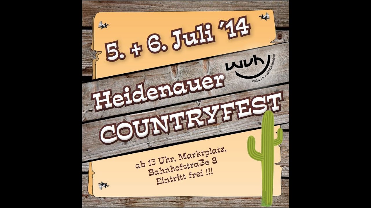 Impressionen vom 4. Heidenau Countryfest