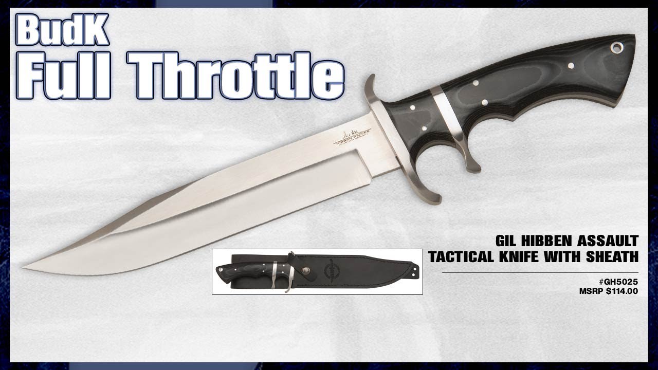 Gil Hibben Assault Tactical Knife With Sheath