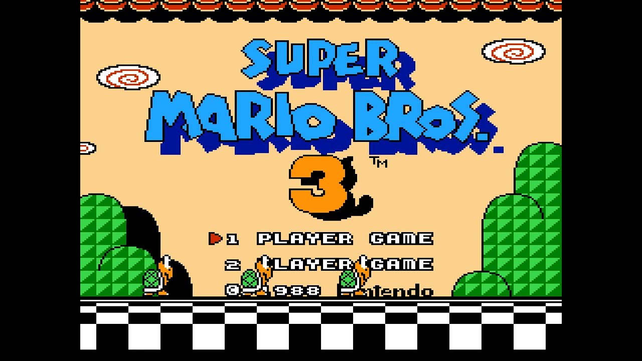 Super Mario Bros. 3 (NES, 1990) | 100% Full Game Session (Single Player) 🍄🍂⭐️