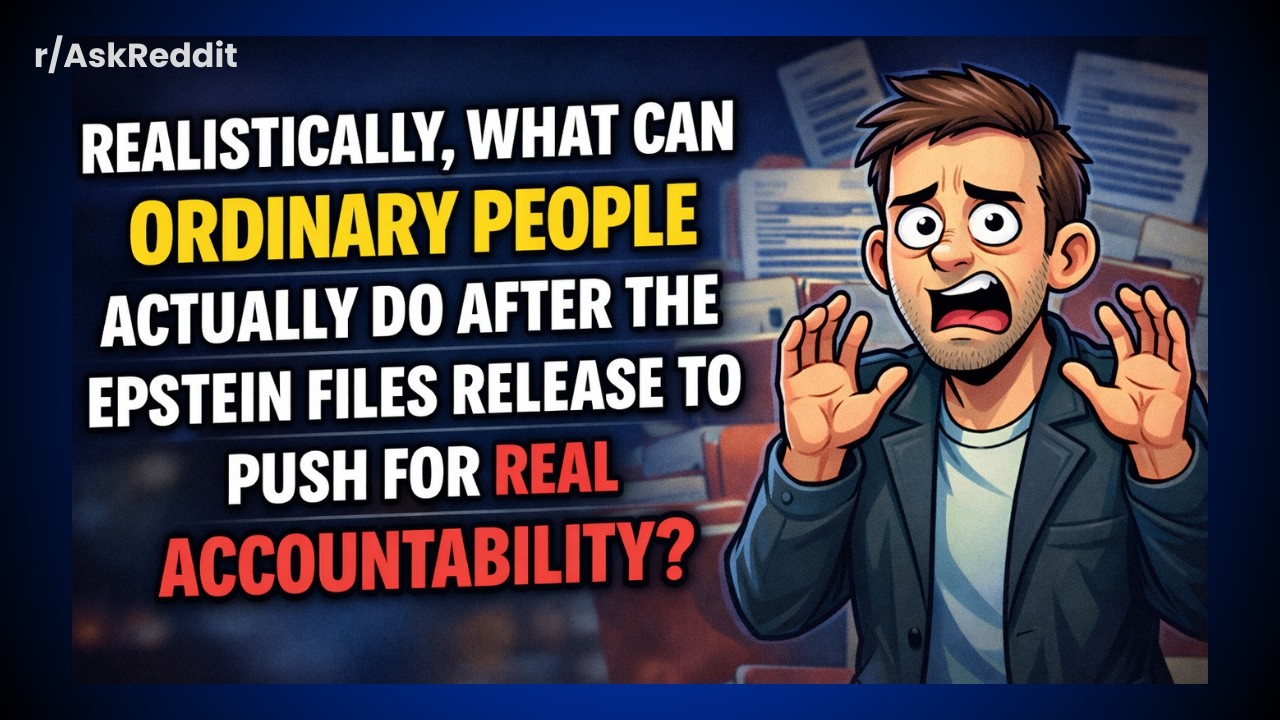 Realistically, what can ordinary people actually do after the Epstein files release to push