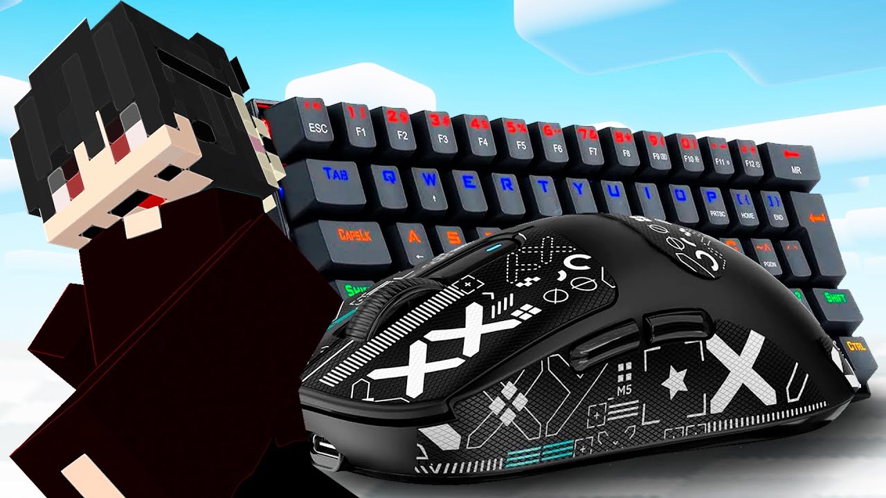 Testando o NOVO Mouse Attack Shark R1 no Bed Wars! 🔥