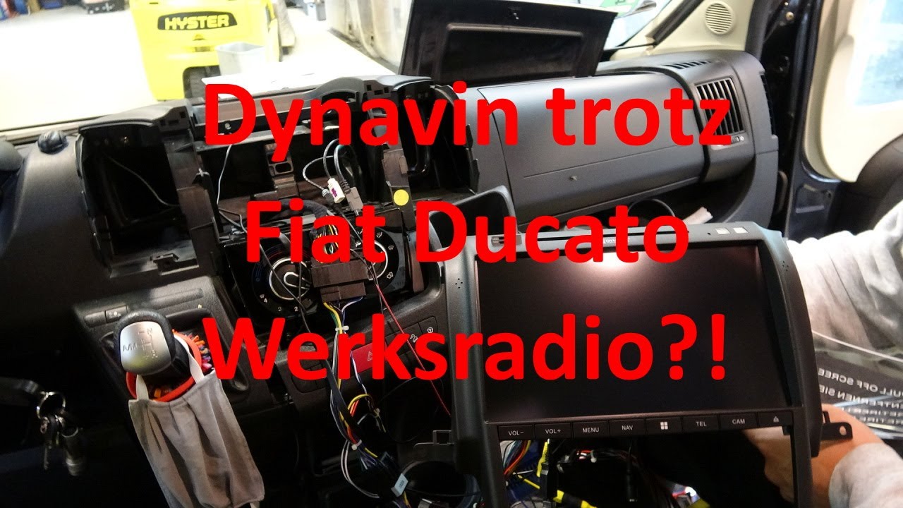 WCS Goch Dynavin trotz Fiat Ducato Werksradio? Ist das möglich?!