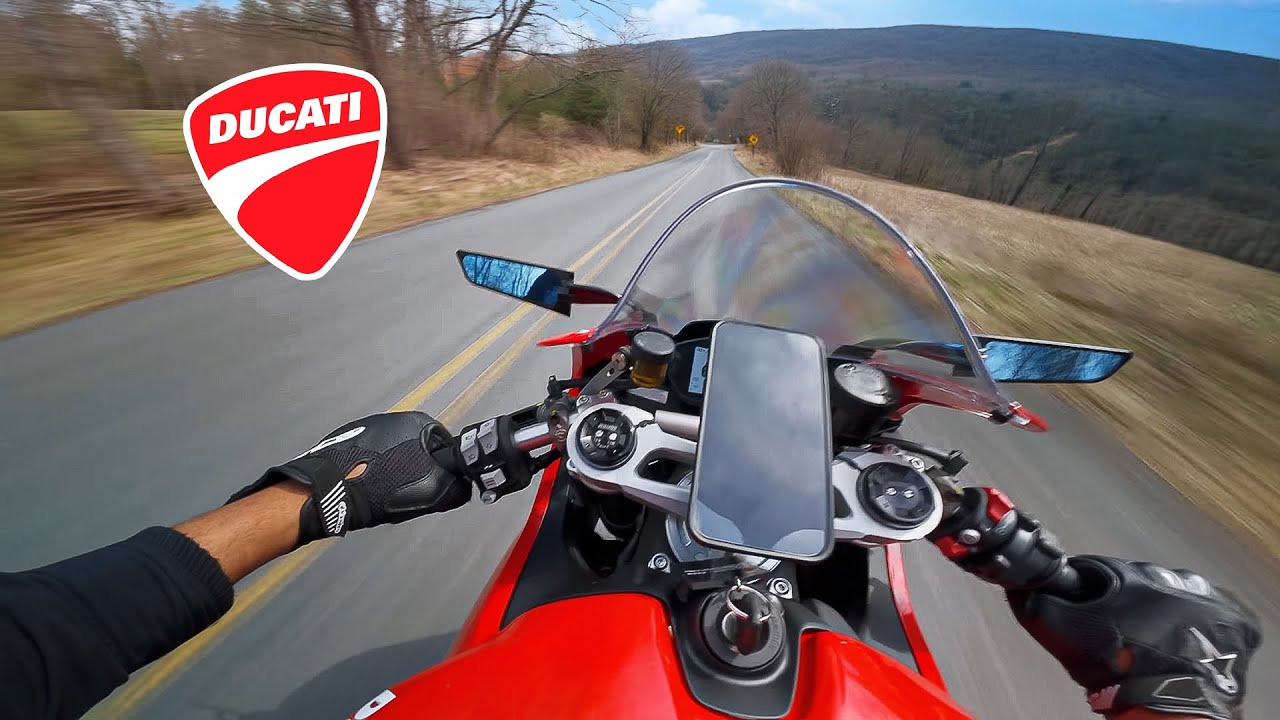 Beginner Rider TERRORIZES BACKROADS on 1000CC Ducati