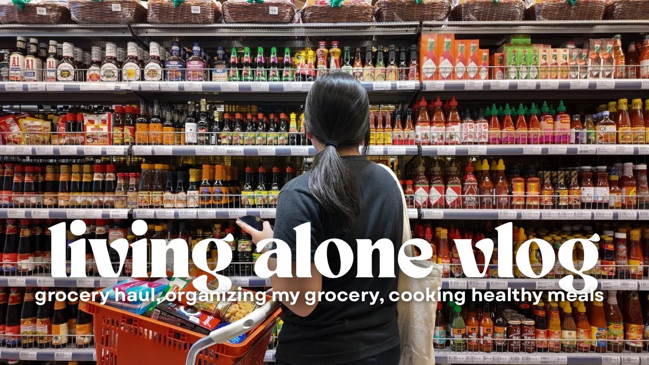 my 6k grocery haul and restocking | cooking healthy meals | living alone in the philippines