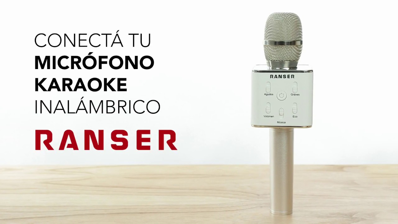 Ranser mic karaoke conexion