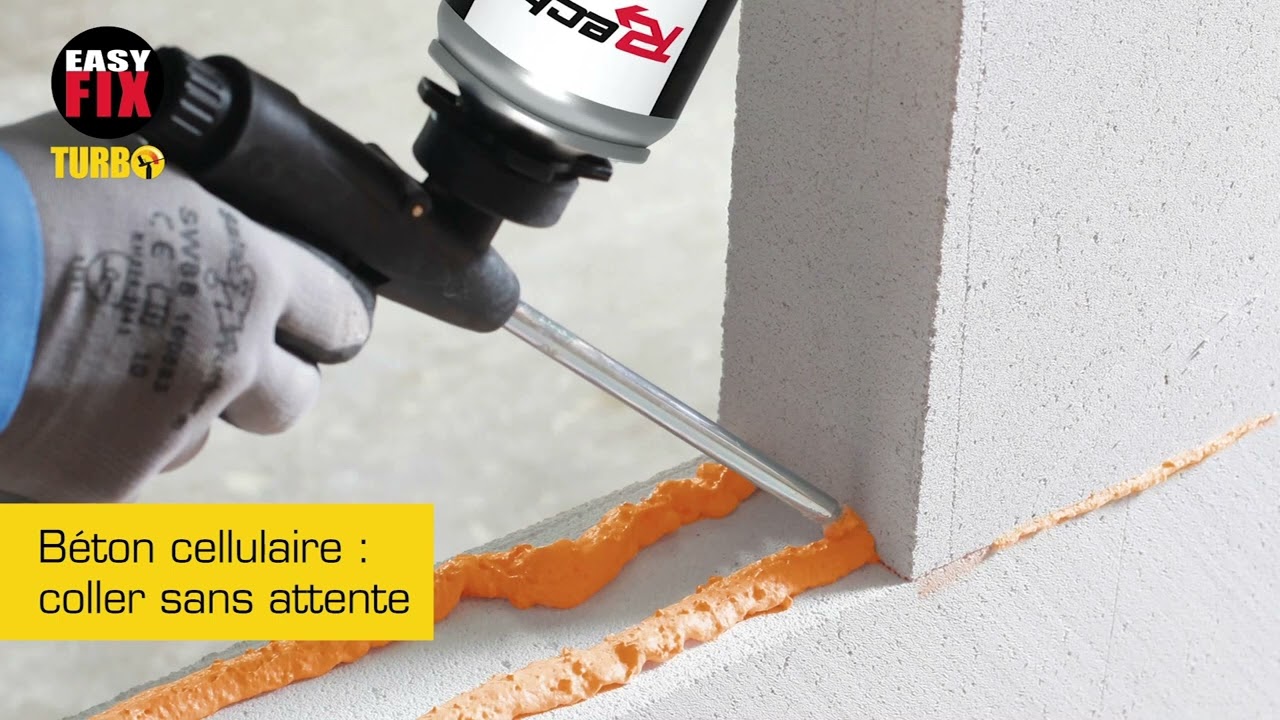 Fixer des panneaux isolants - Rectavit Easyfix Turbo