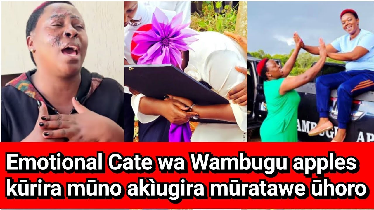 Cate wa Wambugu apples emotional tribute to her best friend Terry. Kūrira mūno