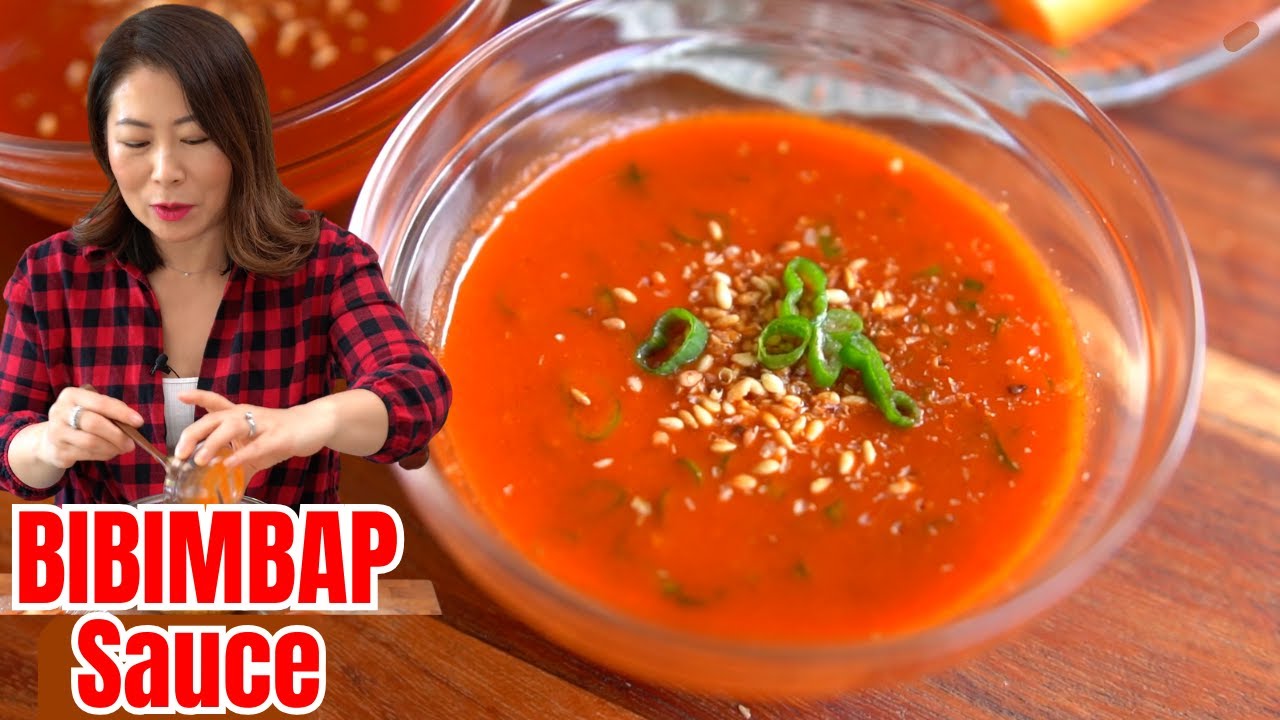🌶I PUT IT ON EVERYTHING HOT SAUCE❗️Gochujang Bibimbap Sauce: EASY & Gourmet Bibimbap Sauce Recipes