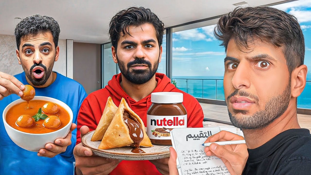 أكلت اغرب وصفات المشاهير ( سمبوسة بالنوتيلا 😨!!)