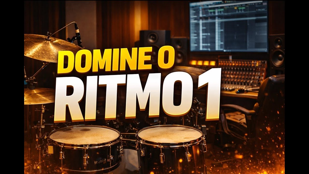 Domine o Ritmo 1: Aula Essencial de Bateria e Leitura Rítmica (ABC do Baterista)
