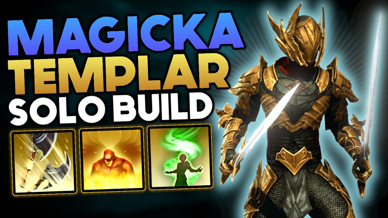 Magicka Templar Solo Build for Veteran HM Dungeons & World Bosses | Update 48