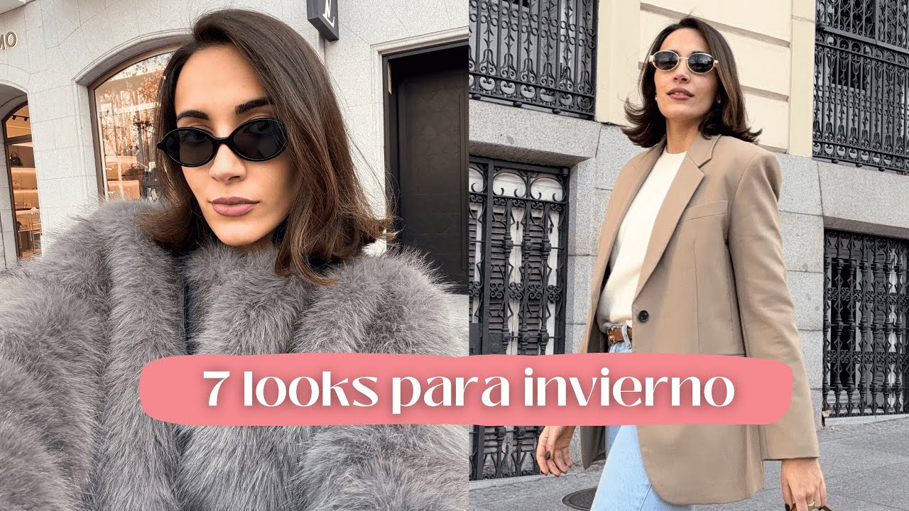 7 DÍAS 7 LOOKS par INVIERNO ☃️  | OUTFITS para INVIERNO