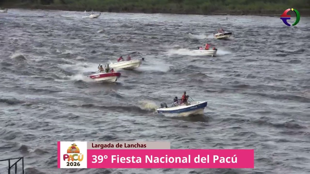 39° Fiesta Nacional del Pacú - Largada de lanchas