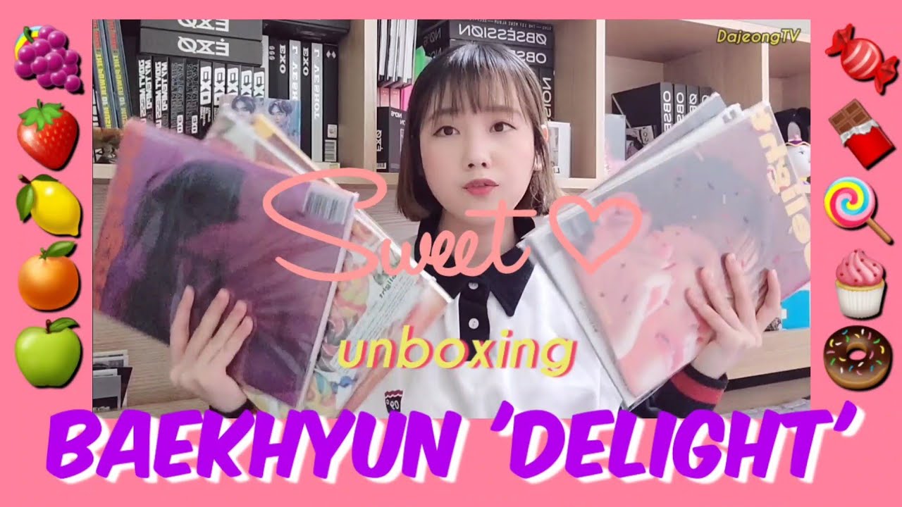 🍭백현이 'Delight'🍭 앨범 언박싱! / Unboxing BAEKHYUN 2nd Mini album 'Delight'