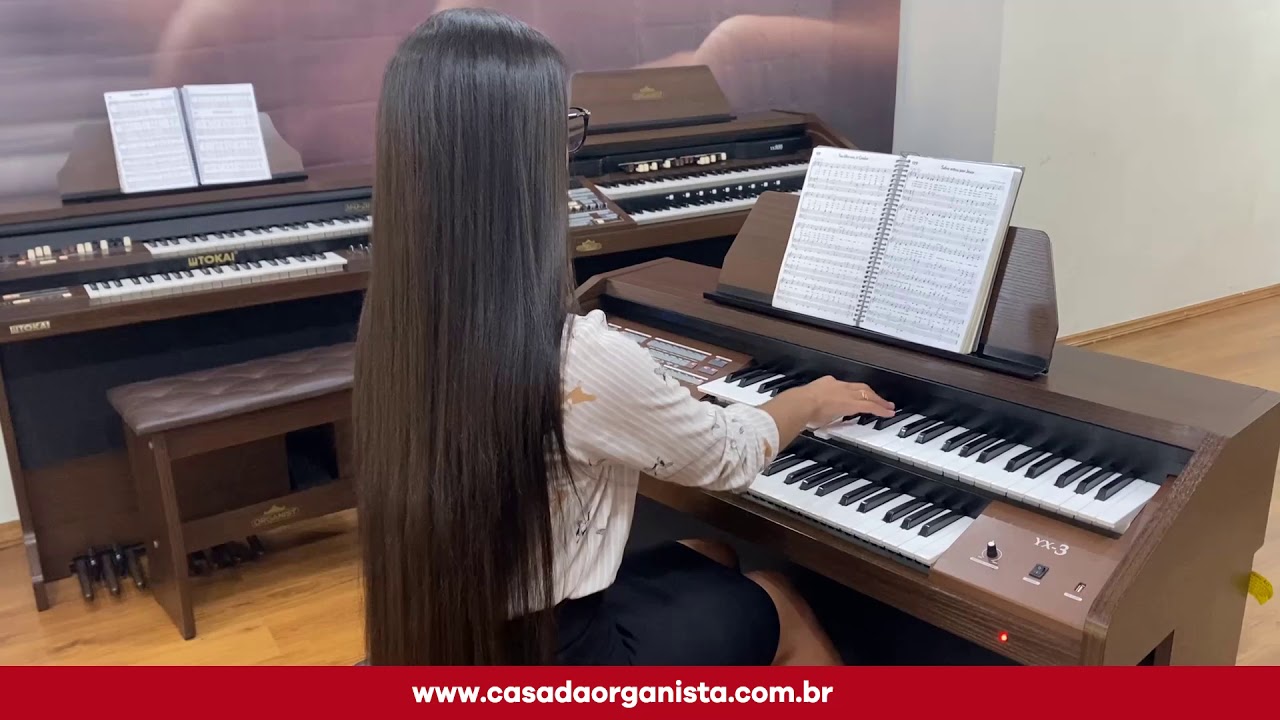 ORGANIST YX 3 - HINO 128 (HINÁRIO 5 CCB) - TEU FILHO SOU, Ó CRIADOR- CASA DAS ORGANISTAS