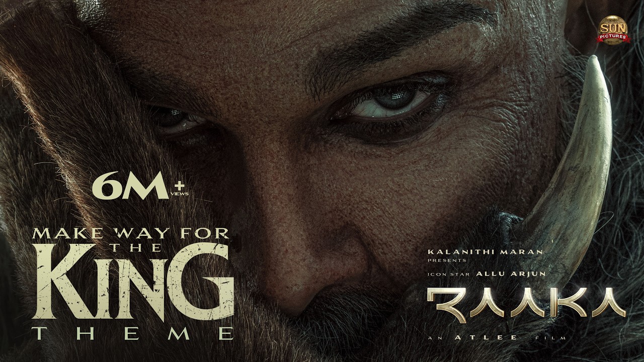 Make Way For The King - Theme | #RAAKA | Allu Arjun | Sun Pictures | Atlee | Sai Abhyankkar
