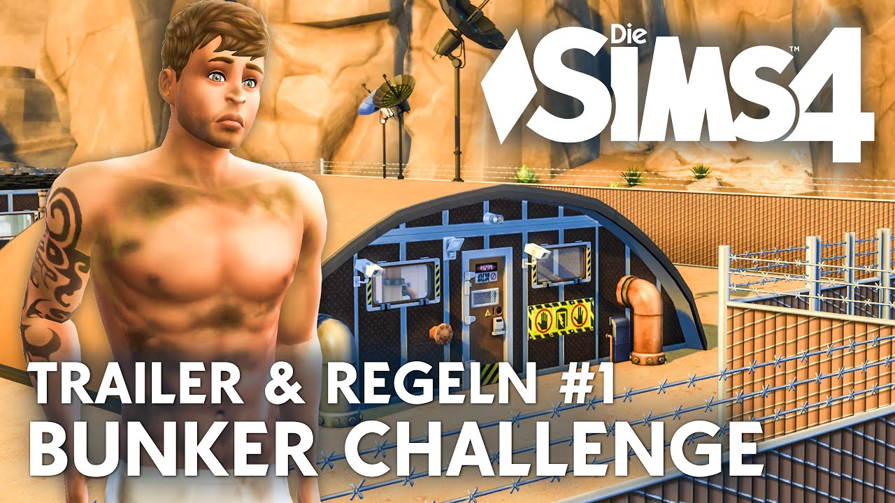 Die Sims 4 Bunker Challenge Woche #1 - Story & Regeln