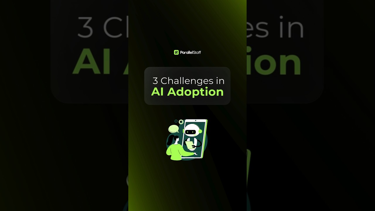 3 Challenges in AI Adoption #AI #Business #Innovation