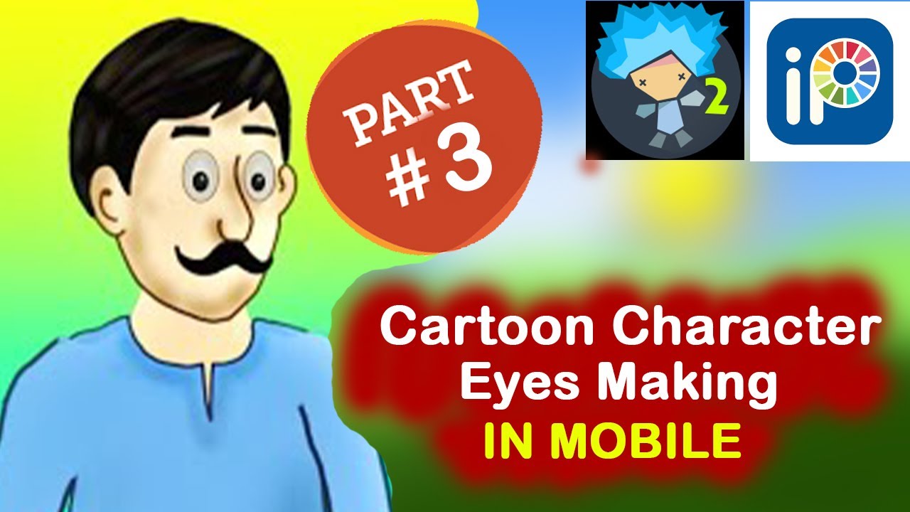 cartoon character ka eyes kaise banaye Part 3 | KR