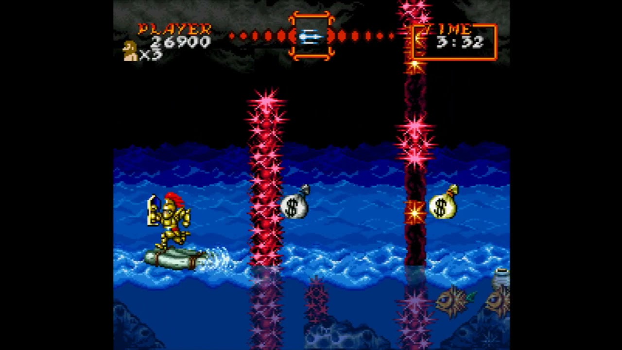 Super Ghouls 'n Ghosts - 1 Life Clear / No Deaths - Professional mode (SNES)