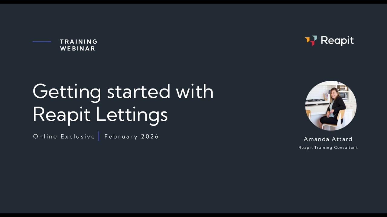 Начало работы с Reapit Lettings — обучающий вебинар