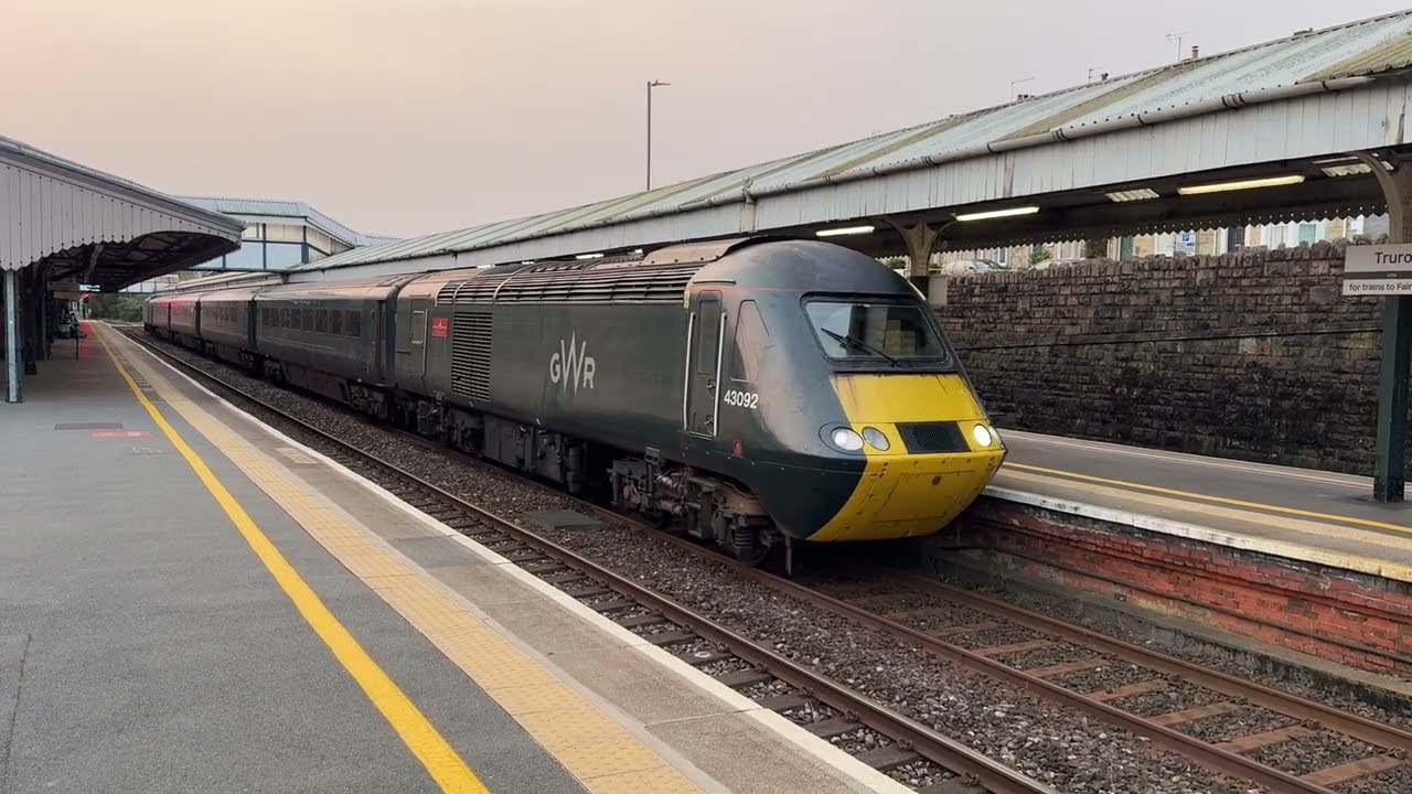 GWR short HST departing Truro