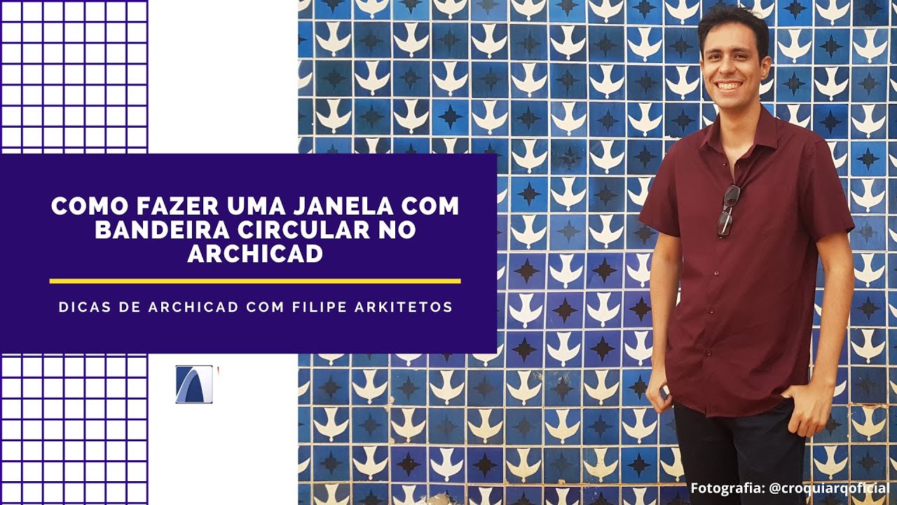COMO FAZER UMA JANELA COM BANDEIRA  NO ARCHICAD COM FILIPE ARKITETOS