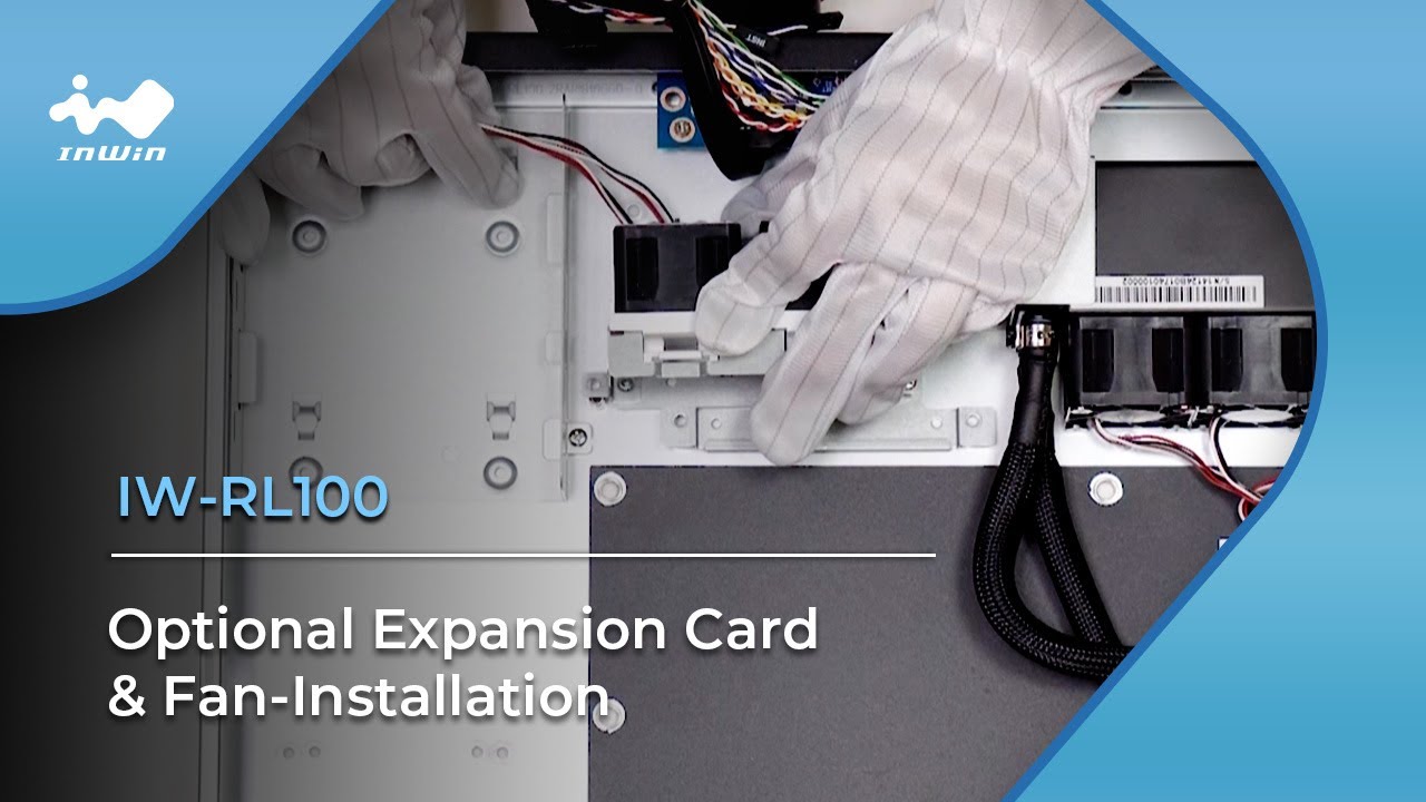 InWin IW-RL100 Optional Expansion Card & Fan Installation