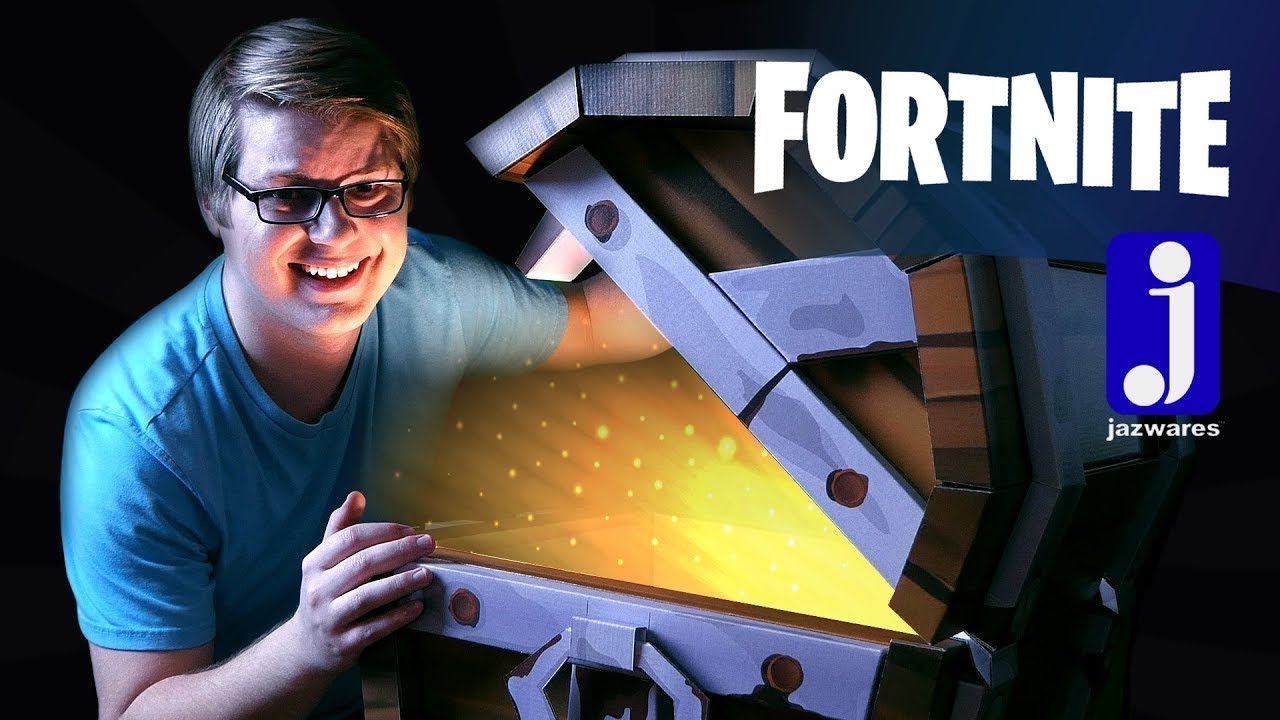 Opening A REAL LIFE Fortnite Chest!