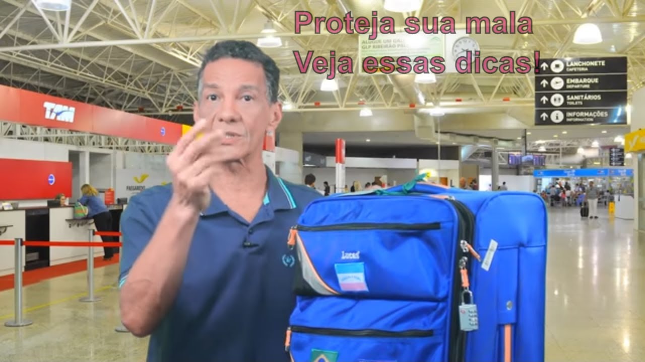 Dicas de segurança para proteger sua mala de roubos.#travel