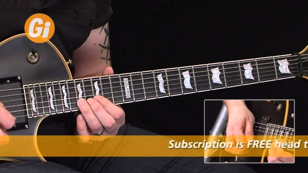 Andy James Guitar Lesson On Pentatonic Scale Shredding - iGuitar Magazine feature