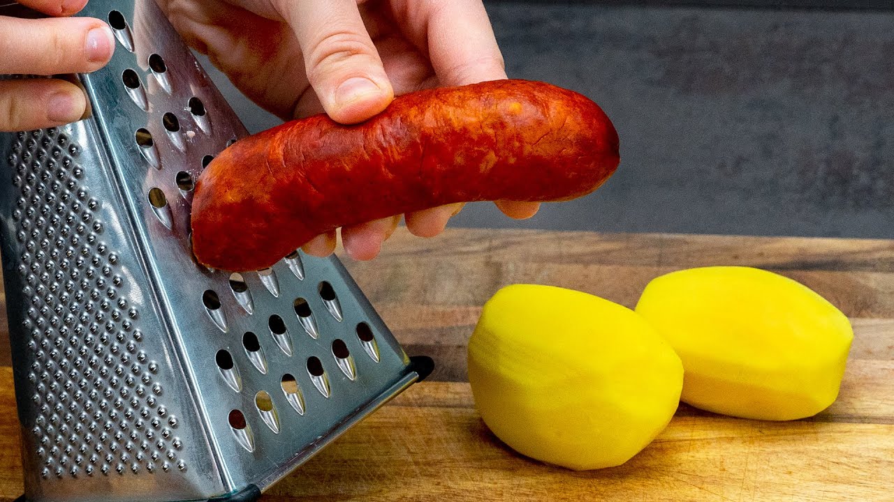 Wszyscy byli zaskoczeni tym daniem z tartego salami i 2 ziemniaków. Super przepis!