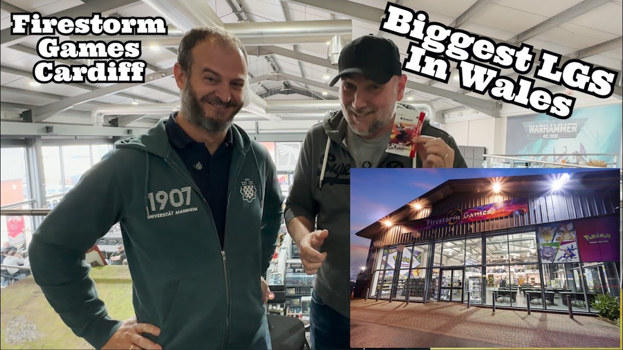 TCG Talks | Firestorm Games - Biggest LGS In Cardiff / Wales. Pack Openings Around The World