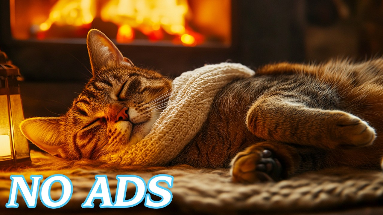 12 часов нежной музыки для кошек 💤 Музыка, помогающая кошкам снизить стресс 🐱 Музыка, помогающая к