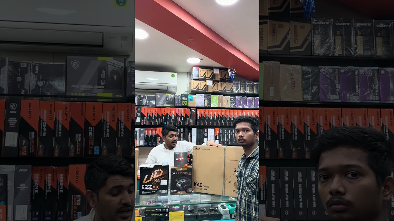 Best pc build wth amd Ryzen 5 and rx6600 8gb graphics card in Lamington road market Mumbai 🔥