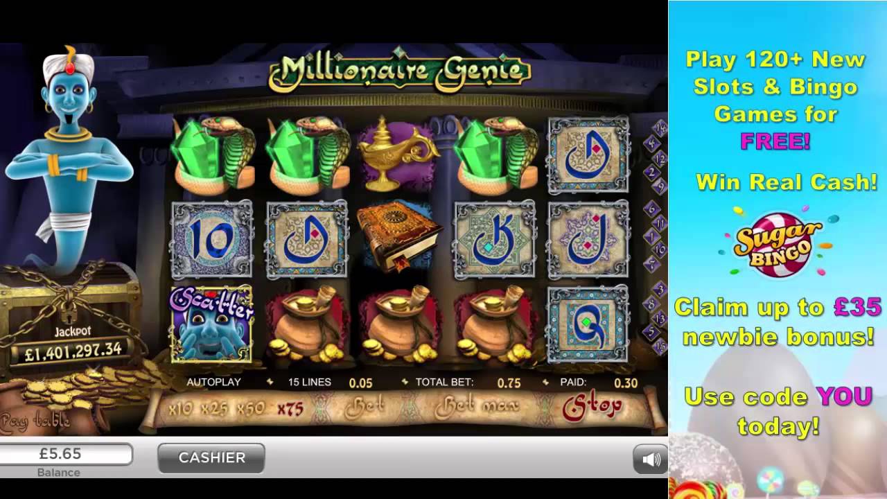 Play Millionaire Genie @ SugarBingo