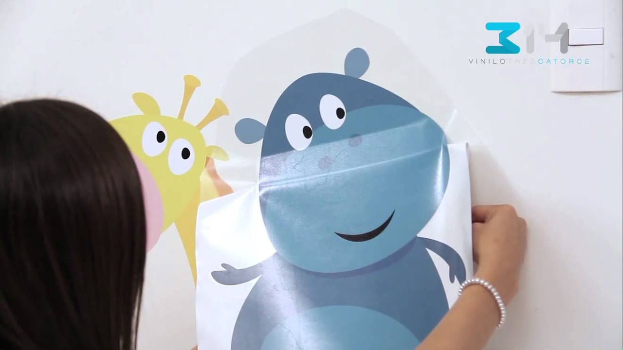 Instalación de vinilo decorativo infantil Vinilo314