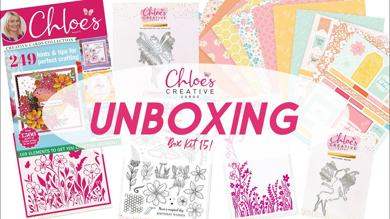Chloes Creative Cards Box Kit 15 Unboxing Video