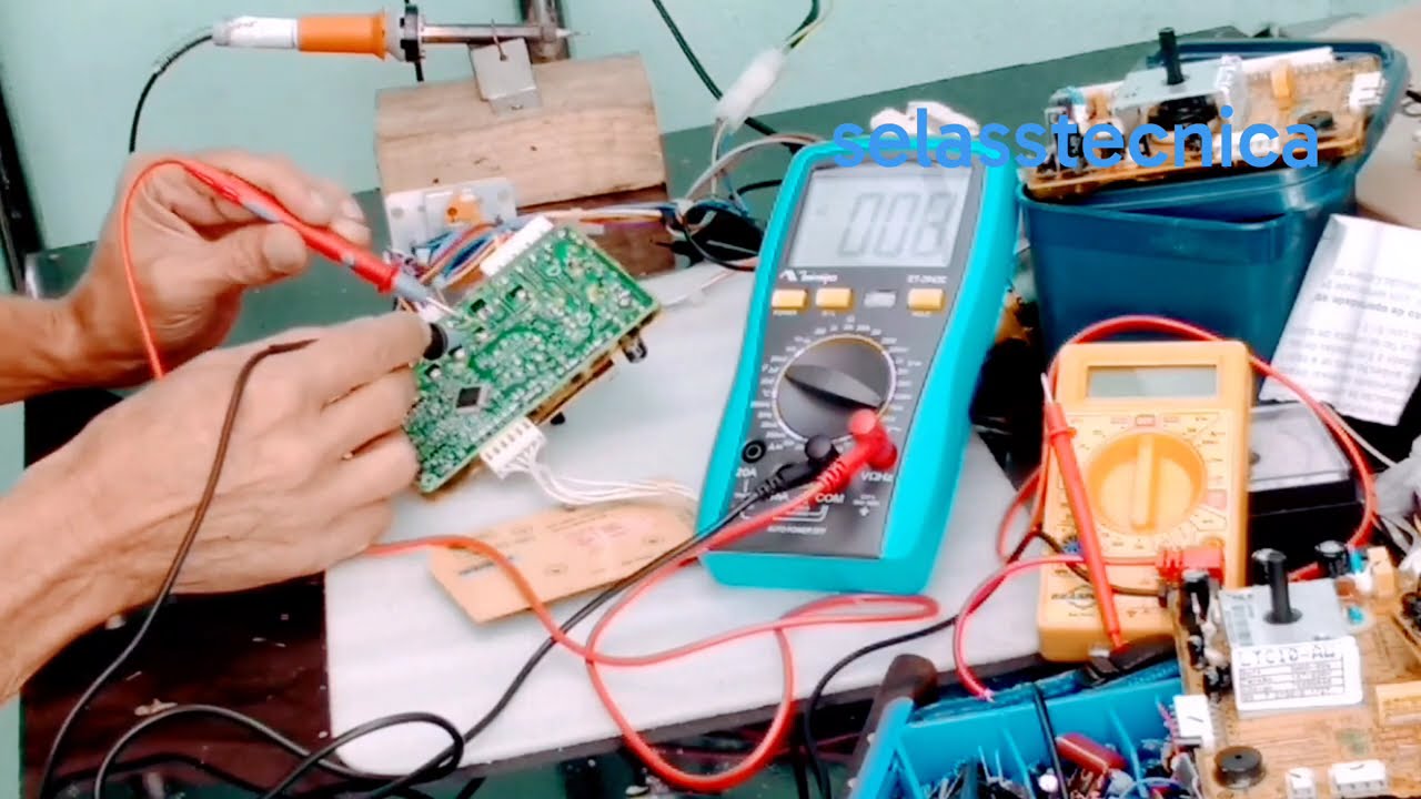  placa de potência da máquina de lavar roupa dica de conserto 