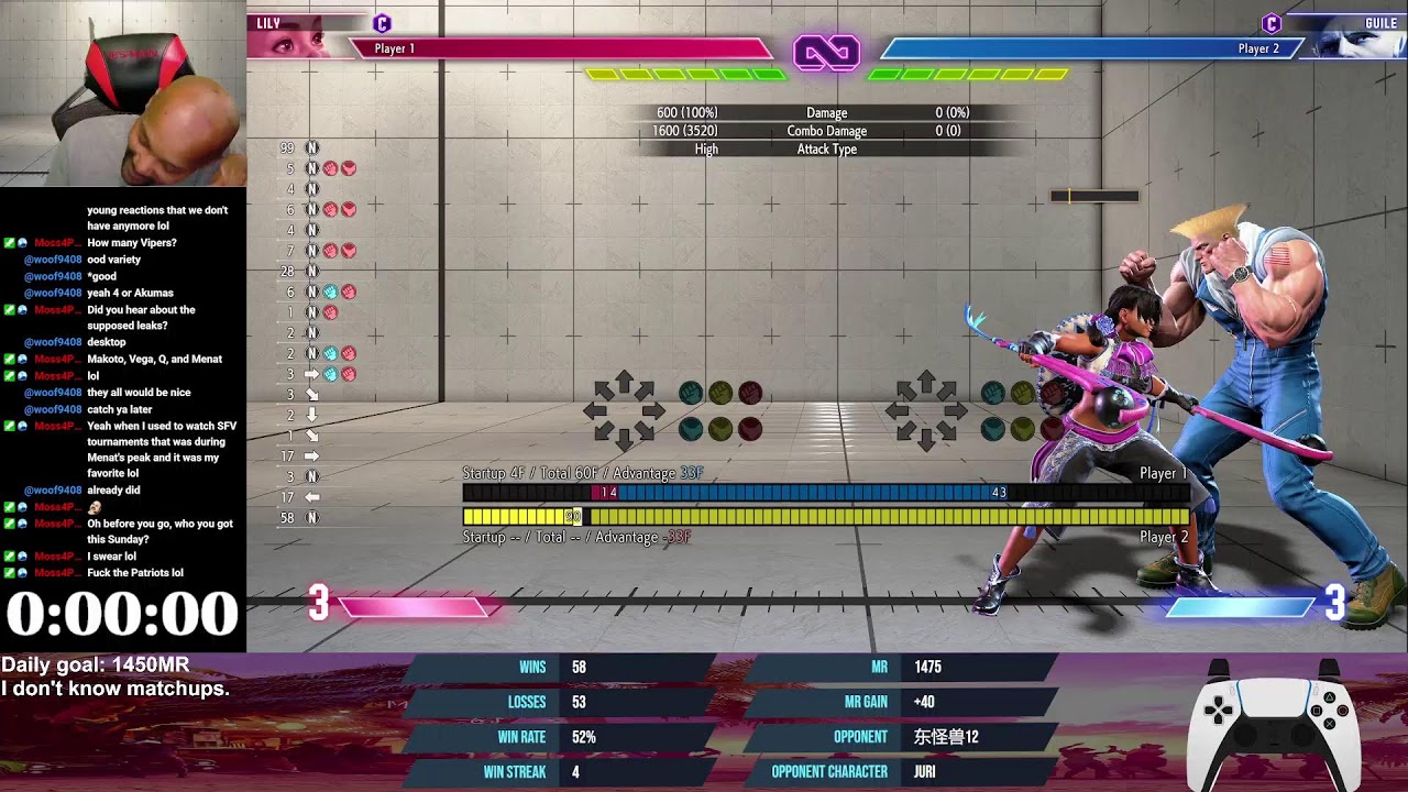 1400 MR Lily Ranked Matches